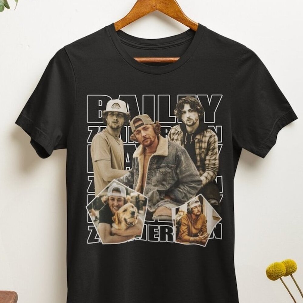 Bailey Zimmerman T-Shirt Country Music Tee Religiously Graphic Fan Shirt 96